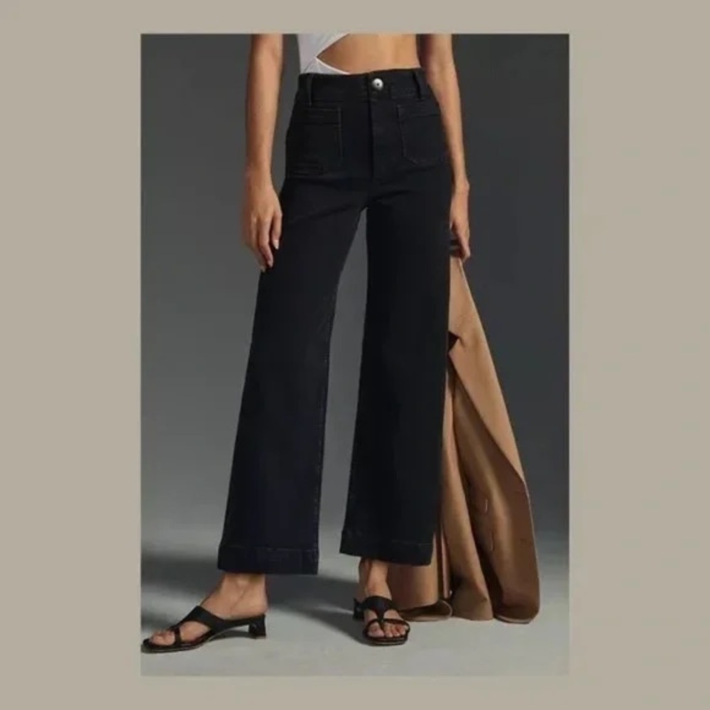 Anthropologie pilcro washed black denim